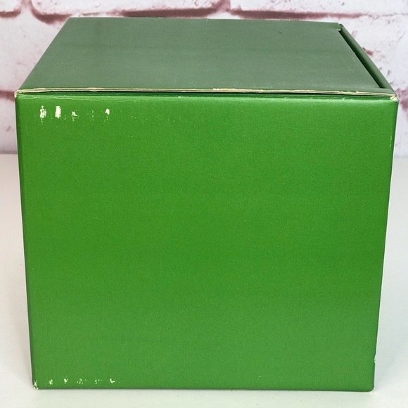 KATE SPADE NY 7.5x 6.75 x 7.5 inches Green & Turquoise Square Storage EMPTY Box - Picture 9 of 15